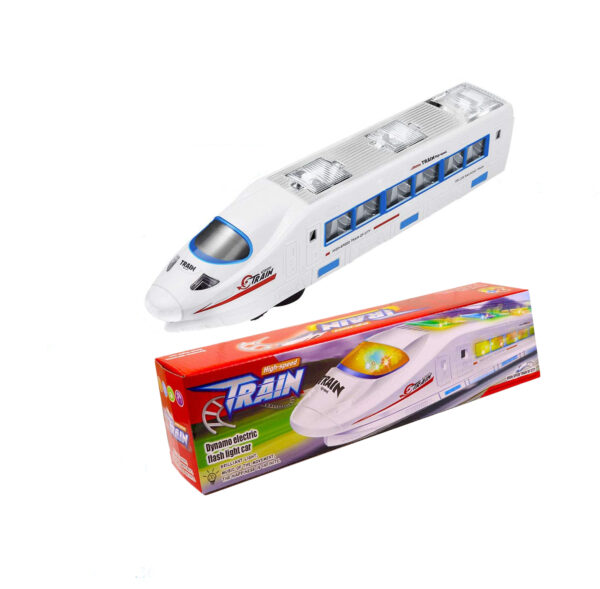 Electric Bullet Train Toy with Sound and Flashing Lights